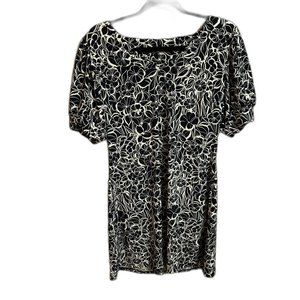 Women's Tommy Hilfiger Navy‎ Blue and White Dress, Size 10